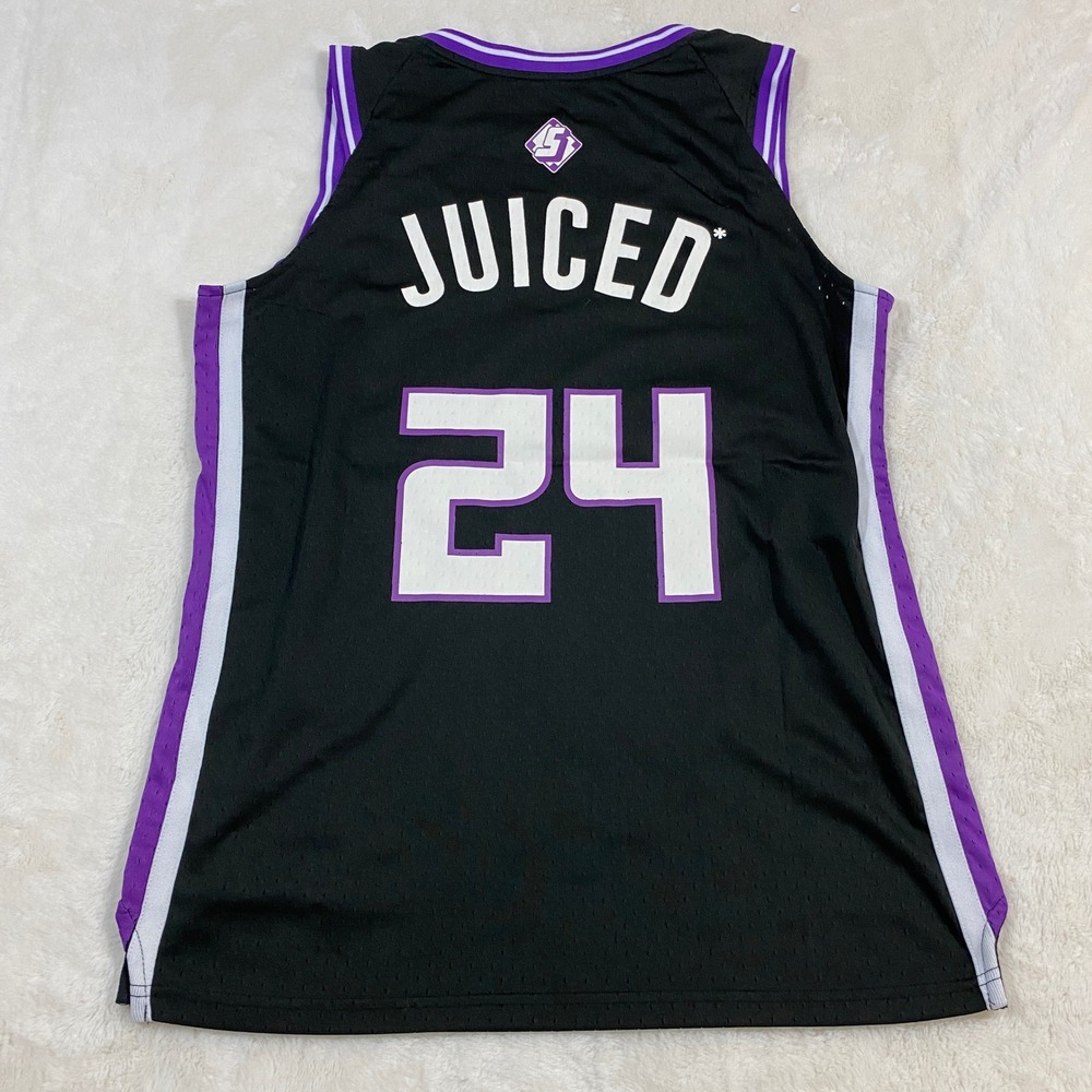 NBA Sluggers Hit Basketball Jersey Juiced 24 Sacramento Kings Style Mens M 420